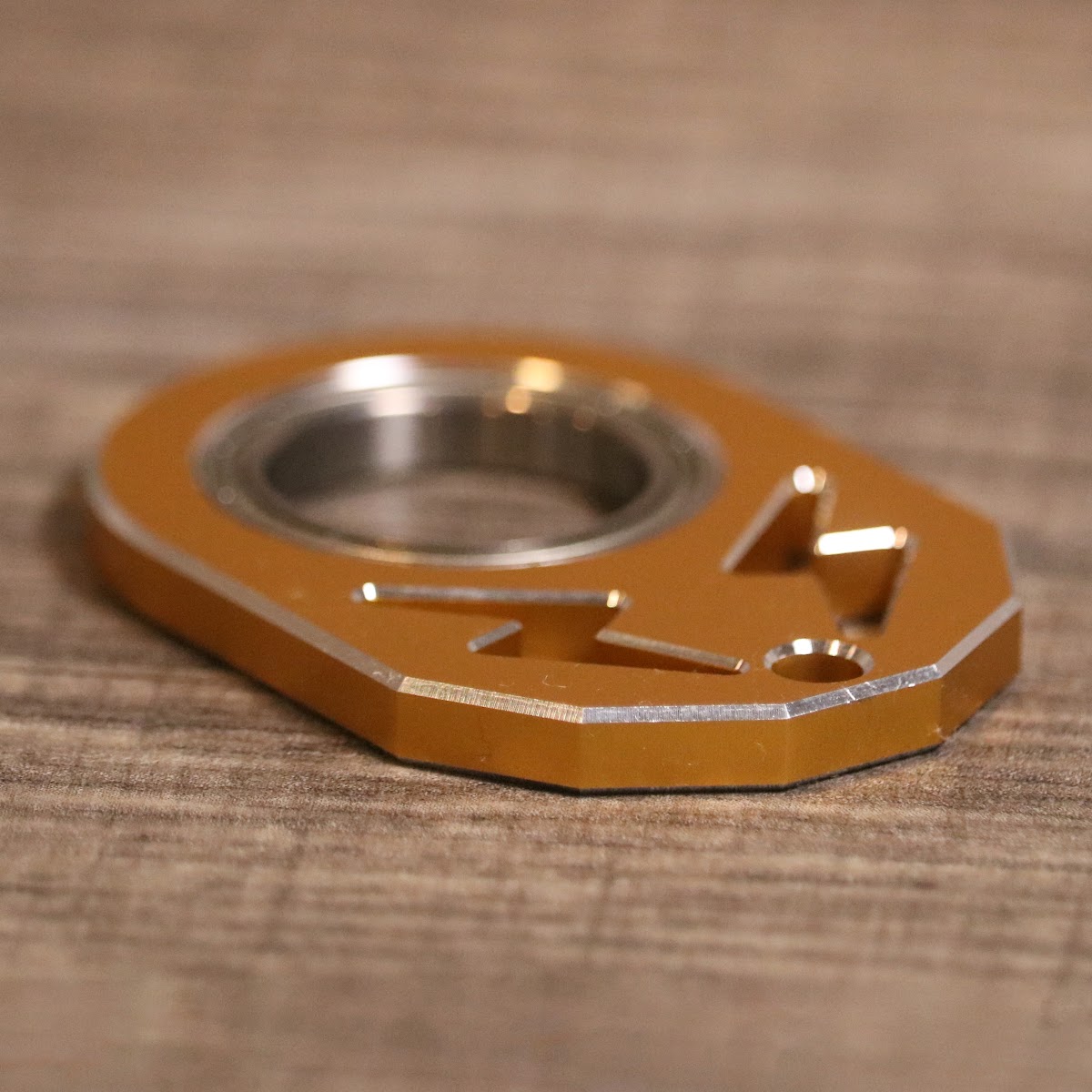 KeyKaram key spinner in Brass Gold colorway